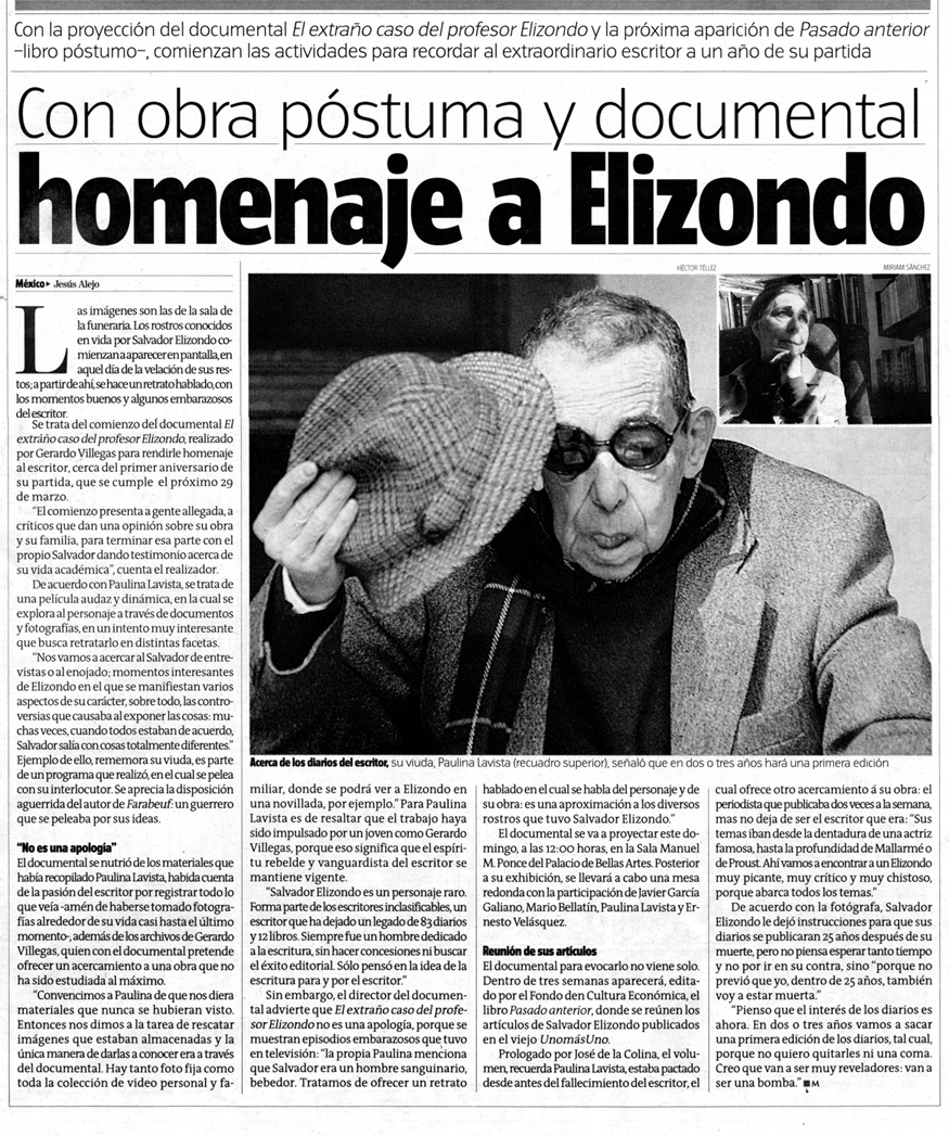 milenio con obra postuma